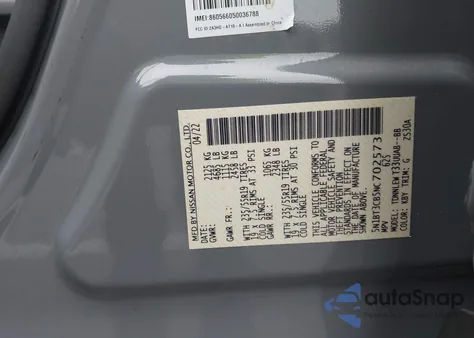 2022 Nissan Rogue Sl Intelligent Awd из США, поврежденный, VIN 5N1BT3CB5NC702573